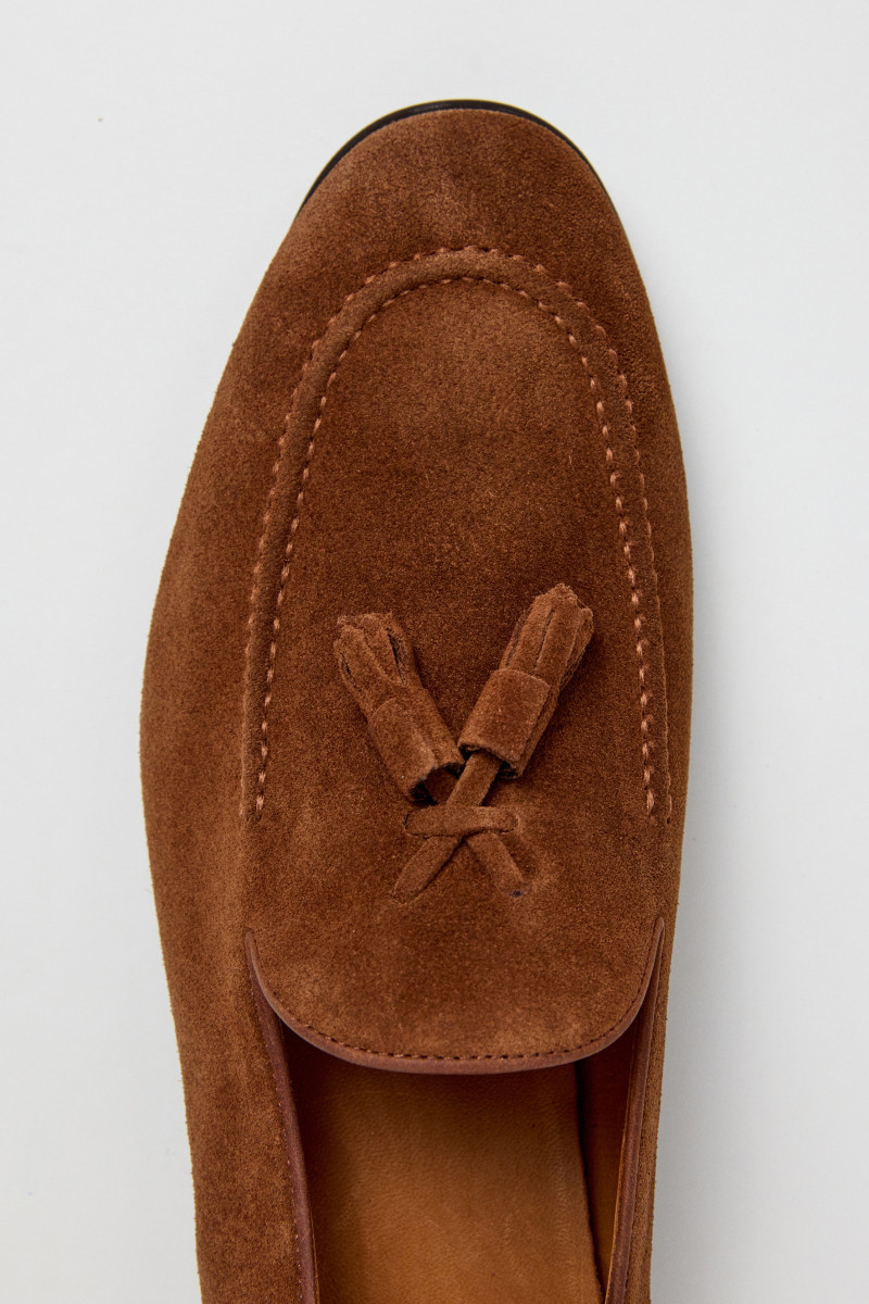 Poltopánky Hackett London Regal Tassel Thorn Brown
