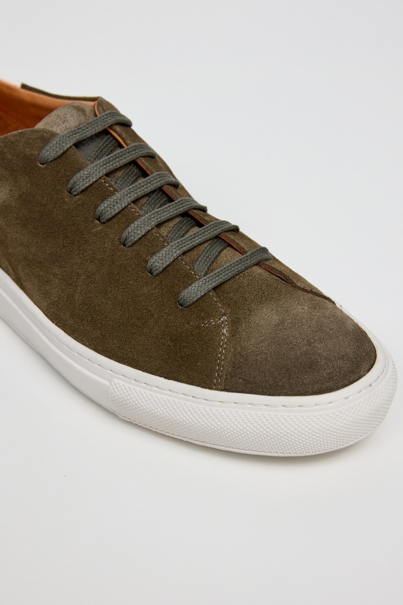 Tenisky Hackett London Idol Soft Khaki Green