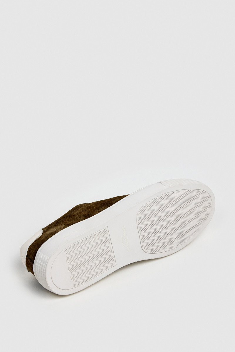 Tenisky Hackett London Idol Soft Khaki Green