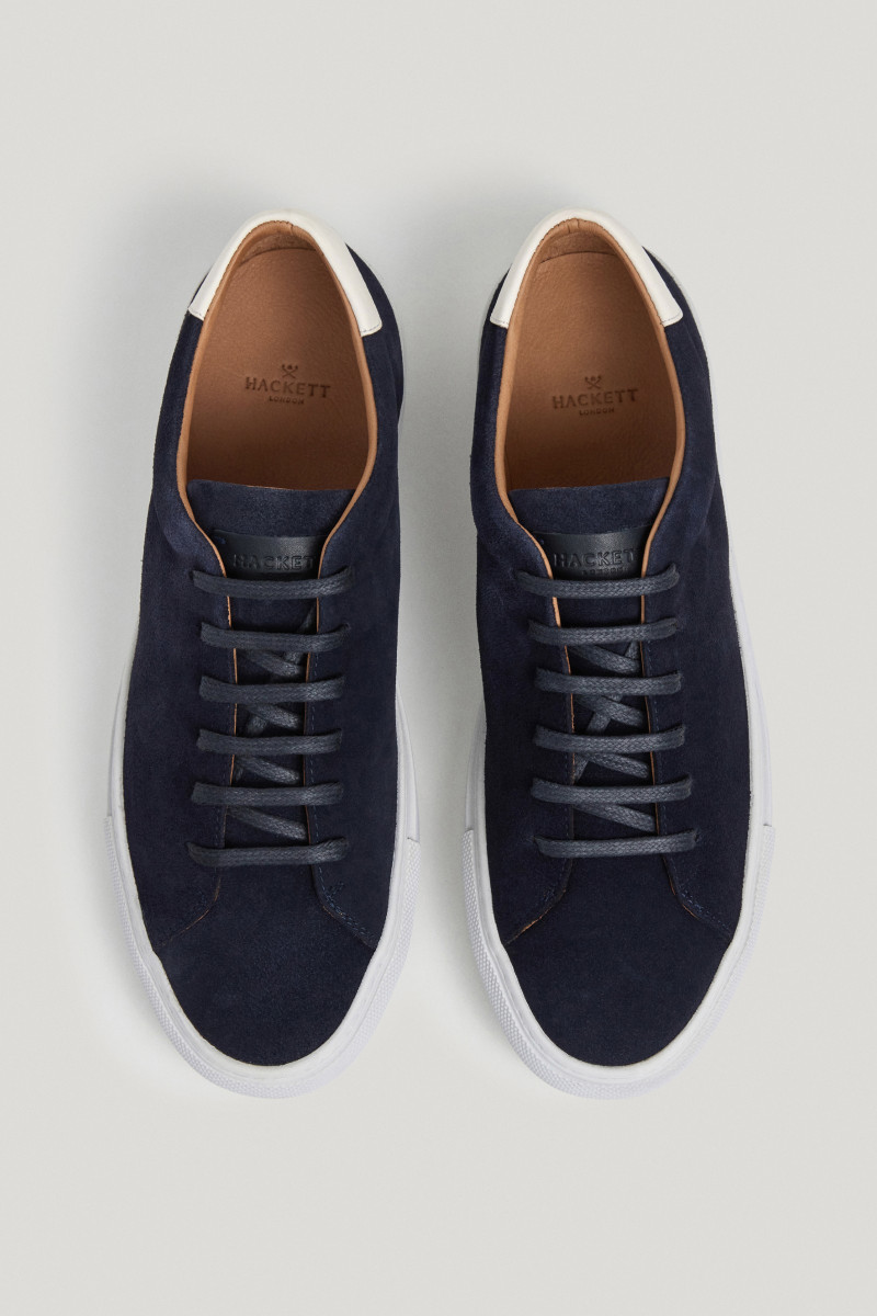 Tenisky Hackett London Idol Soft Marine Blue