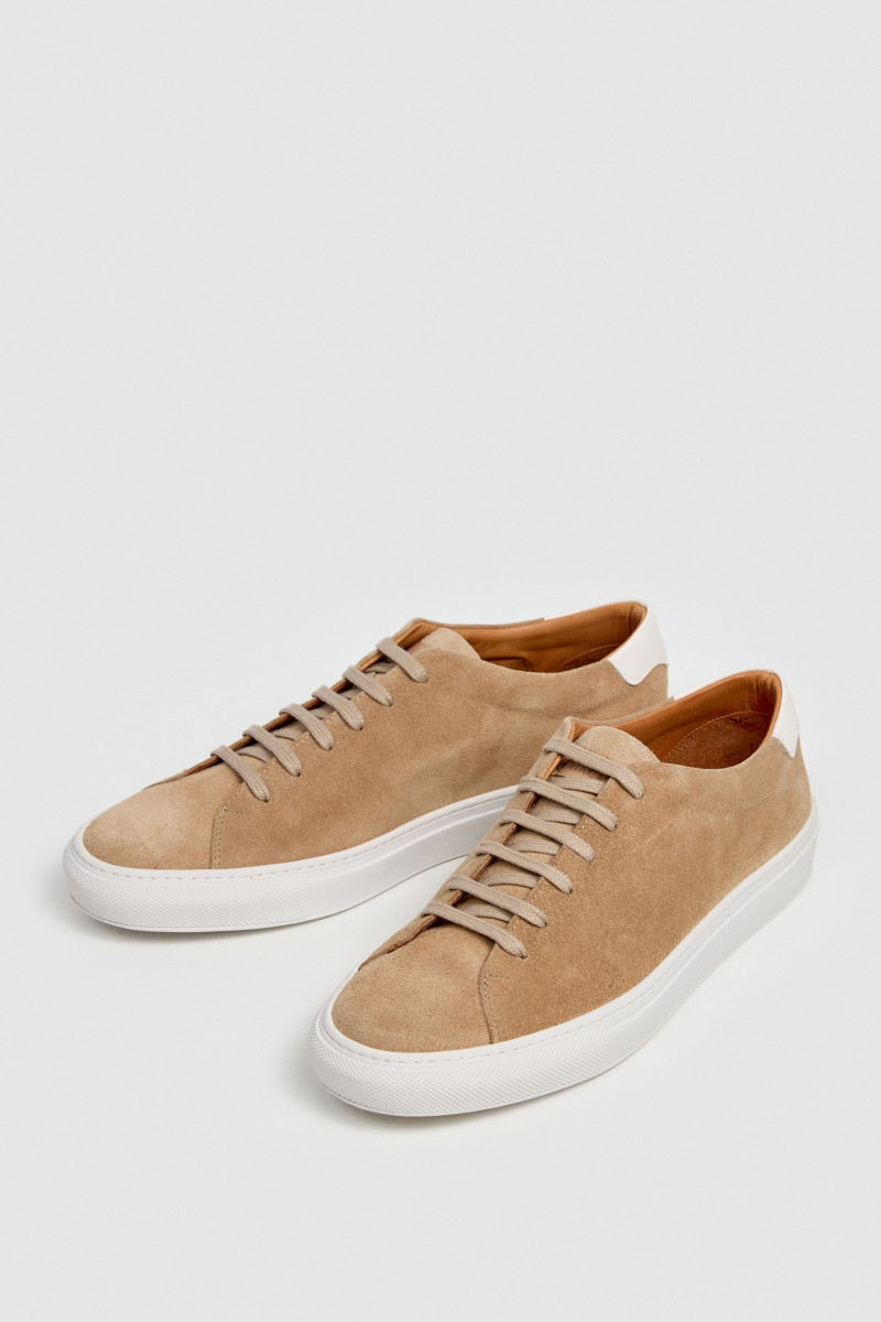 Tenisky Hackett London Idol Soft Stone Beige