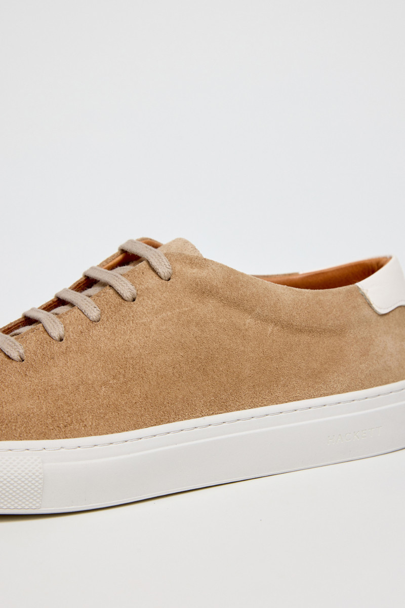Tenisky Hackett London Idol Soft Stone Beige