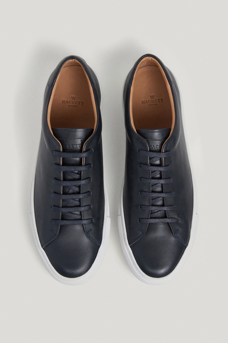 Tenisky Hackett London Idol Derby Marine Blue