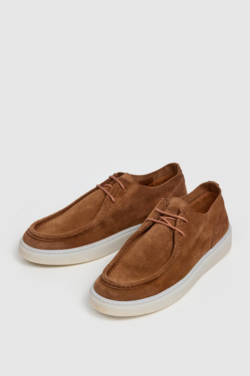 Tenisky Hackett London Wallabe Nut Brown