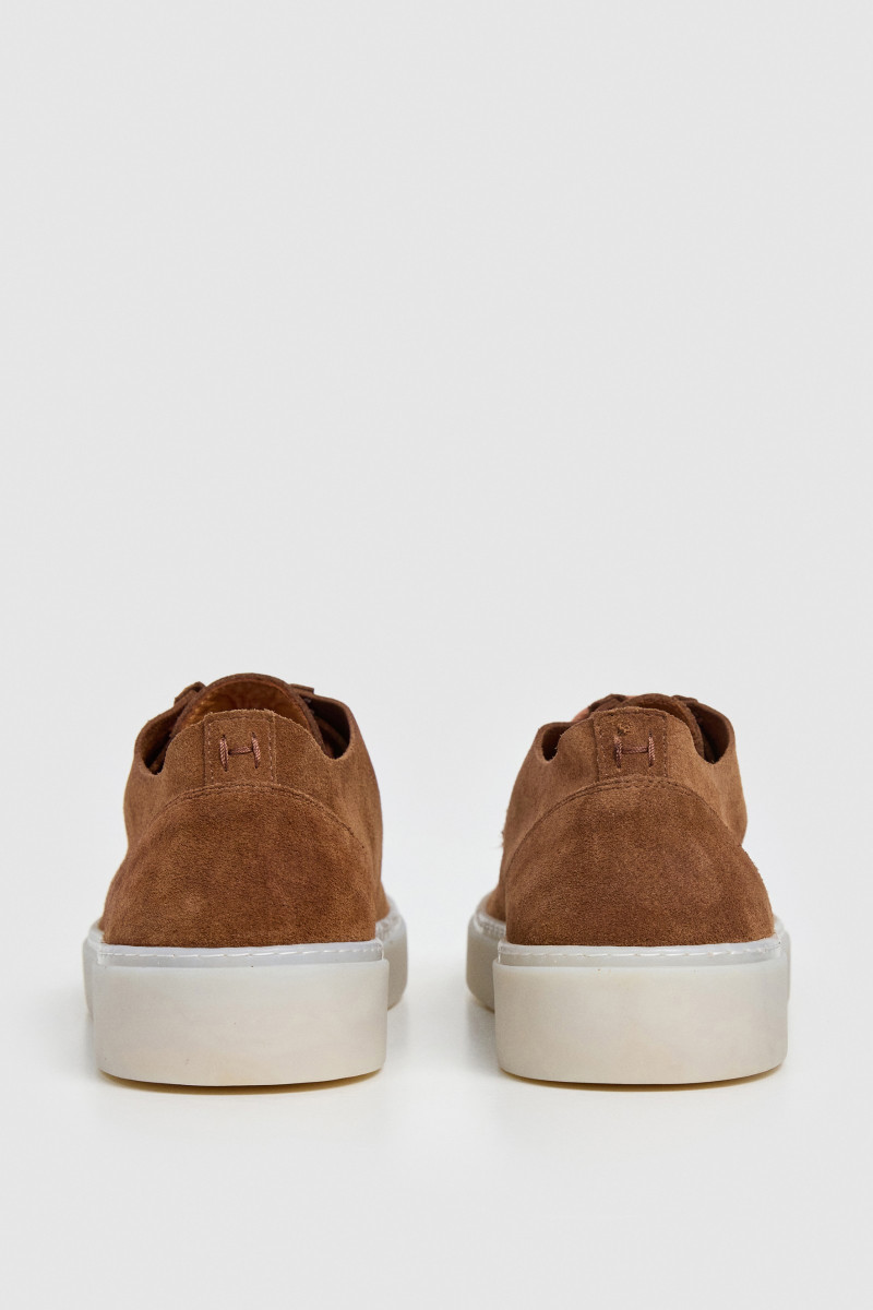 Tenisky Hackett London Wallabe Nut Brown