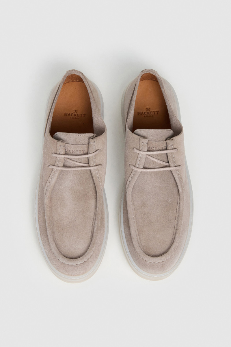 Tenisky Hackett London Wallabe Sandy Beige