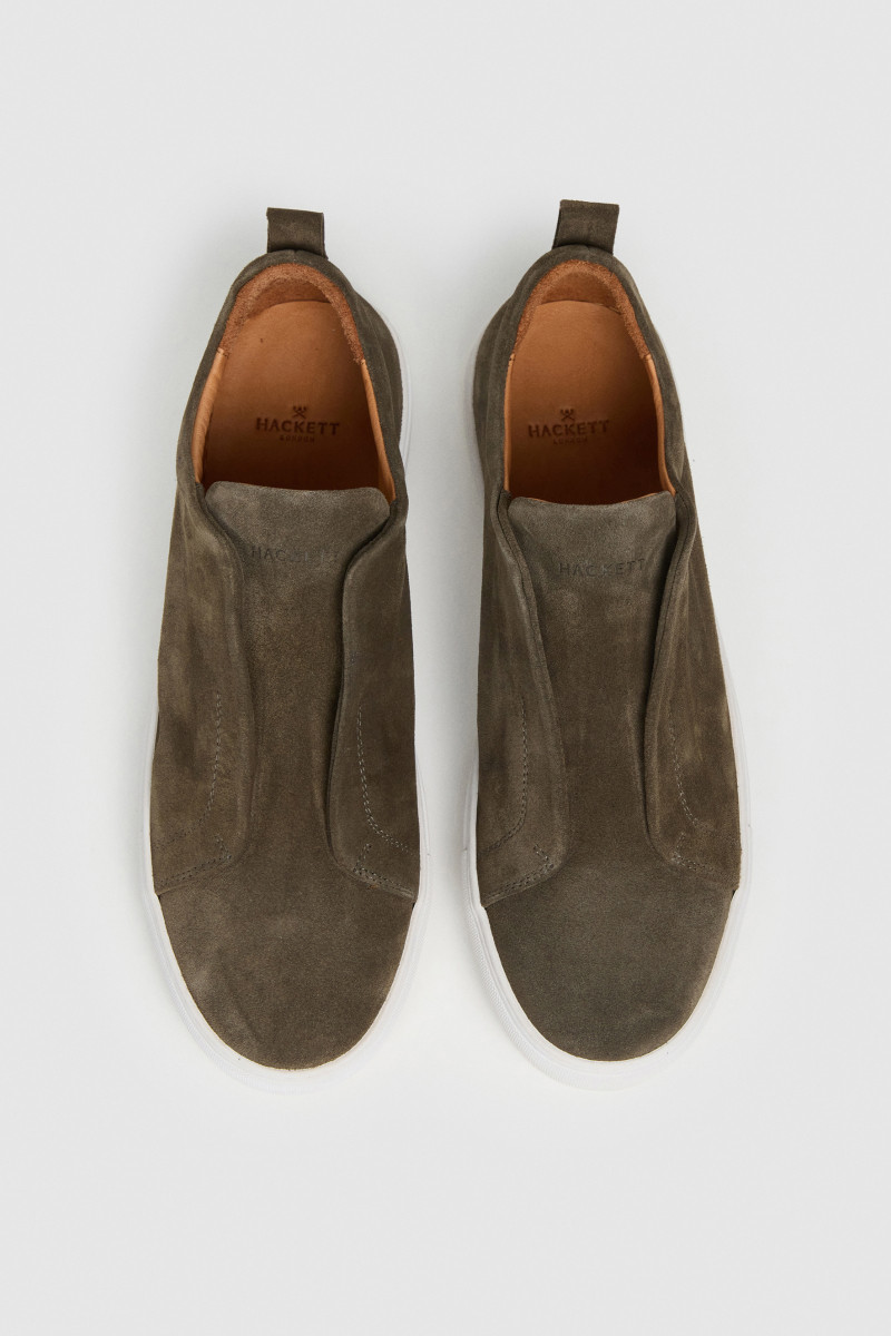 Tenisky Hackett London Vision Khaki Green