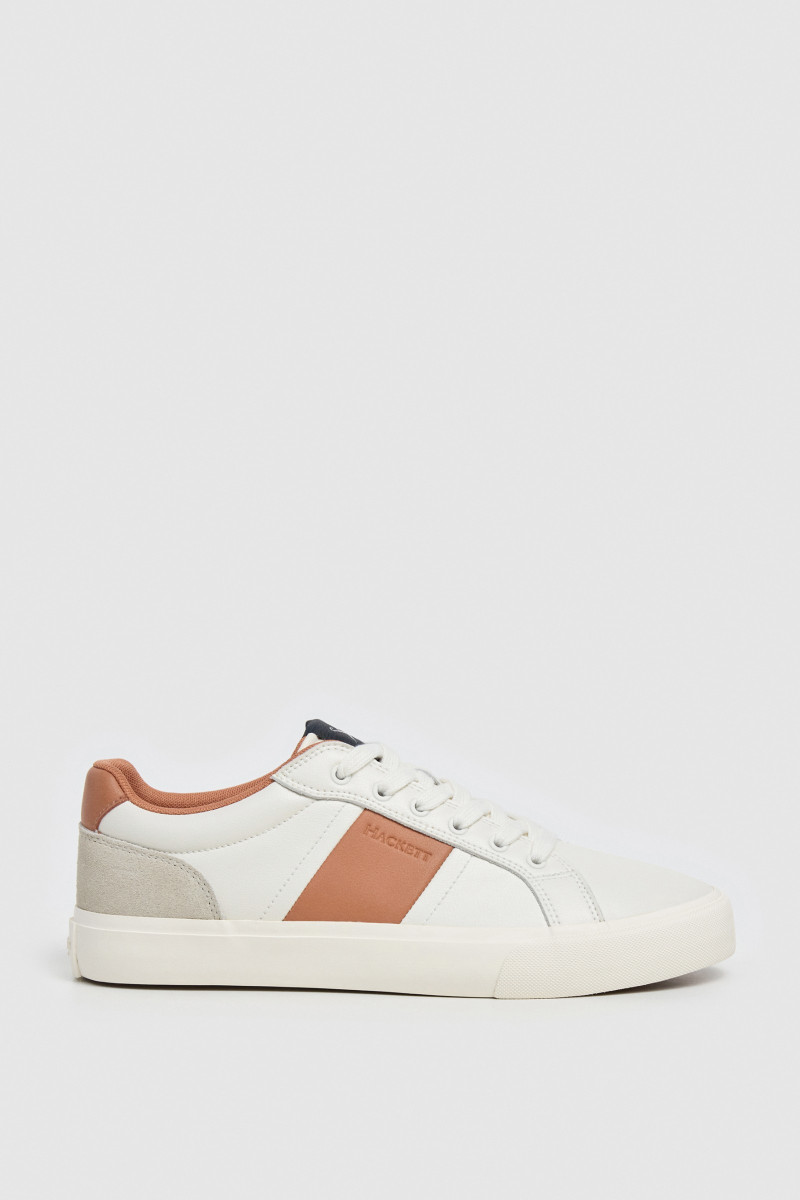 Sportcipő Hackett London Blake Handle Off White