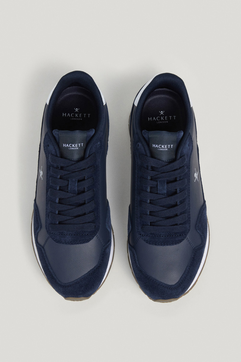 Tenisky Hackett London Vector Plain Navy