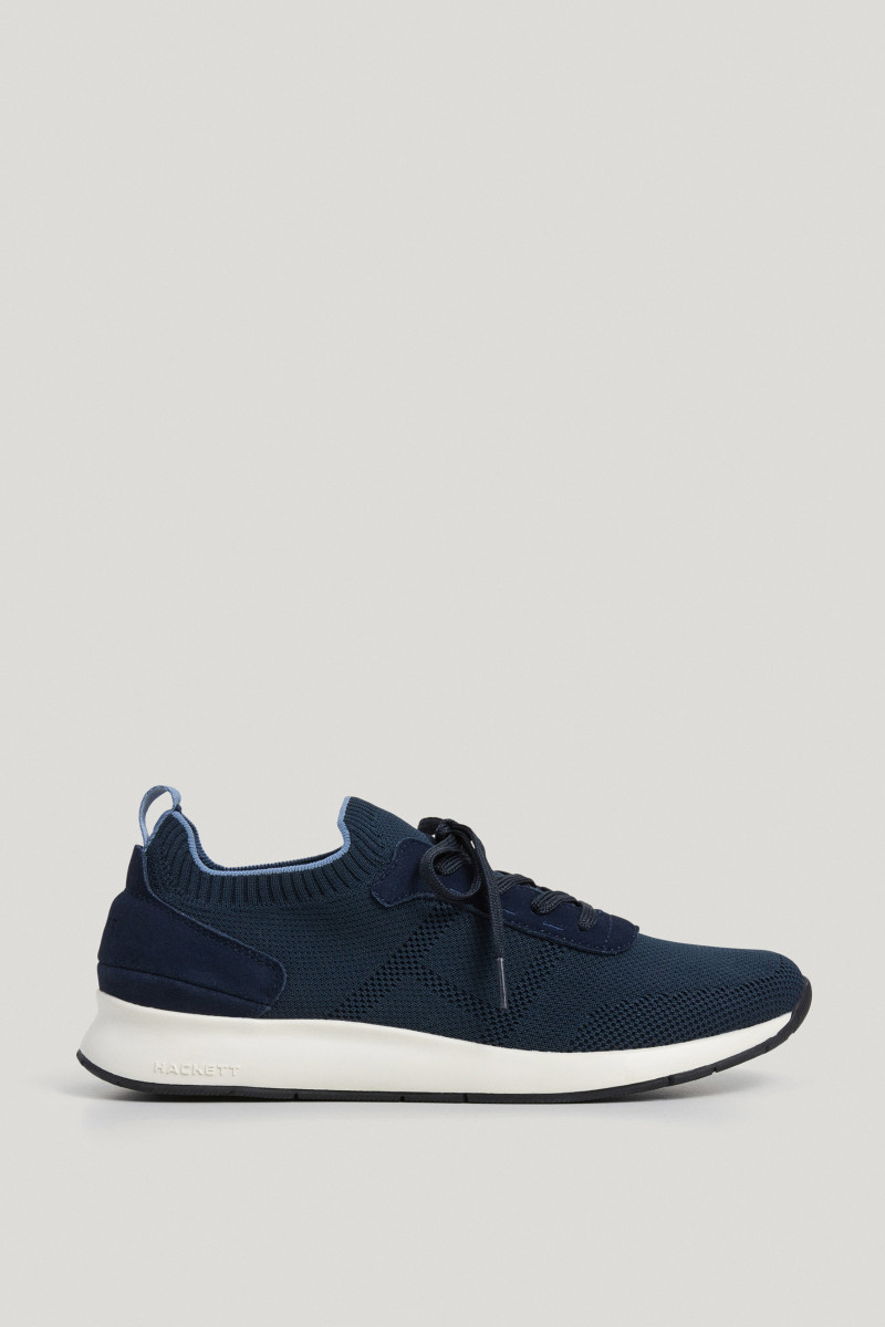 Tenisky Hackett London H-Runner Knit Navy