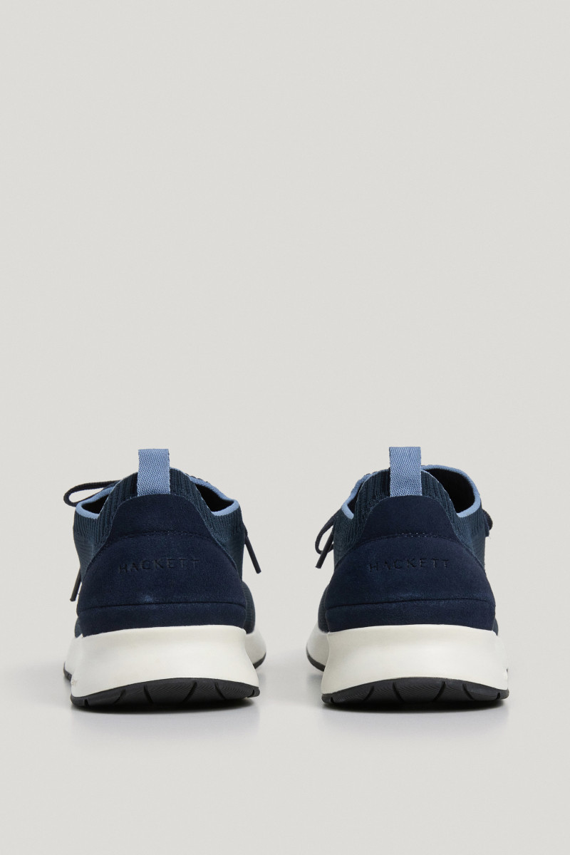Tenisky Hackett London H-Runner Knit Navy