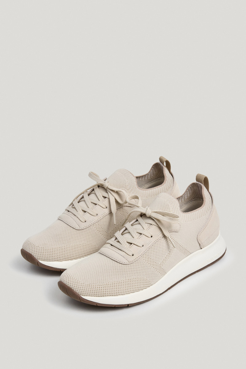 Tenisky Hackett London H-Runner Knit Off White