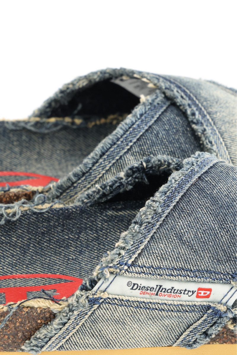 Šľapky Diesel Woodstock D-Woodstock-Sa-Cross W Sandals Blue Denim