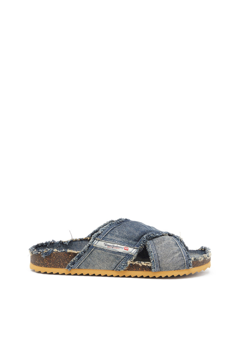 Šľapky Diesel Woodstock D-Woodstock Cross Sandals Blue Denim