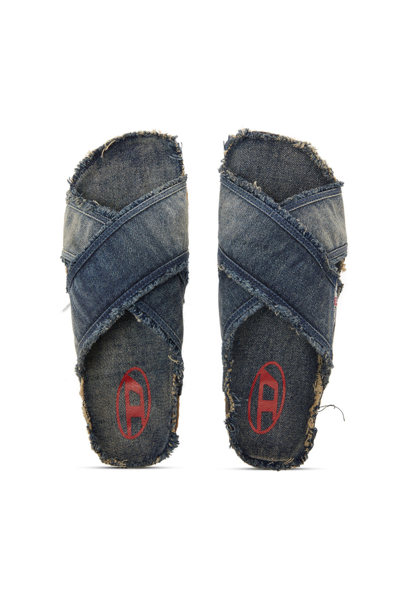 Šľapky Diesel Woodstock D-Woodstock Cross Sandals Blue Denim