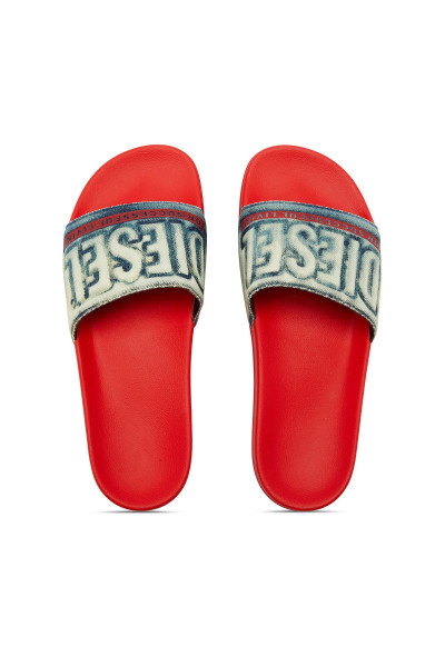 ŠĽAPKY DIESEL MAYEMI SA-MAYEMI DENIM SANDALS - Fotografia č. 5