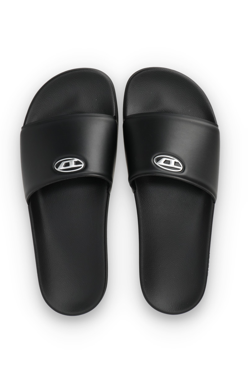 Šľapky Diesel Bloop Sa-Bloop Sandals Black/Silver