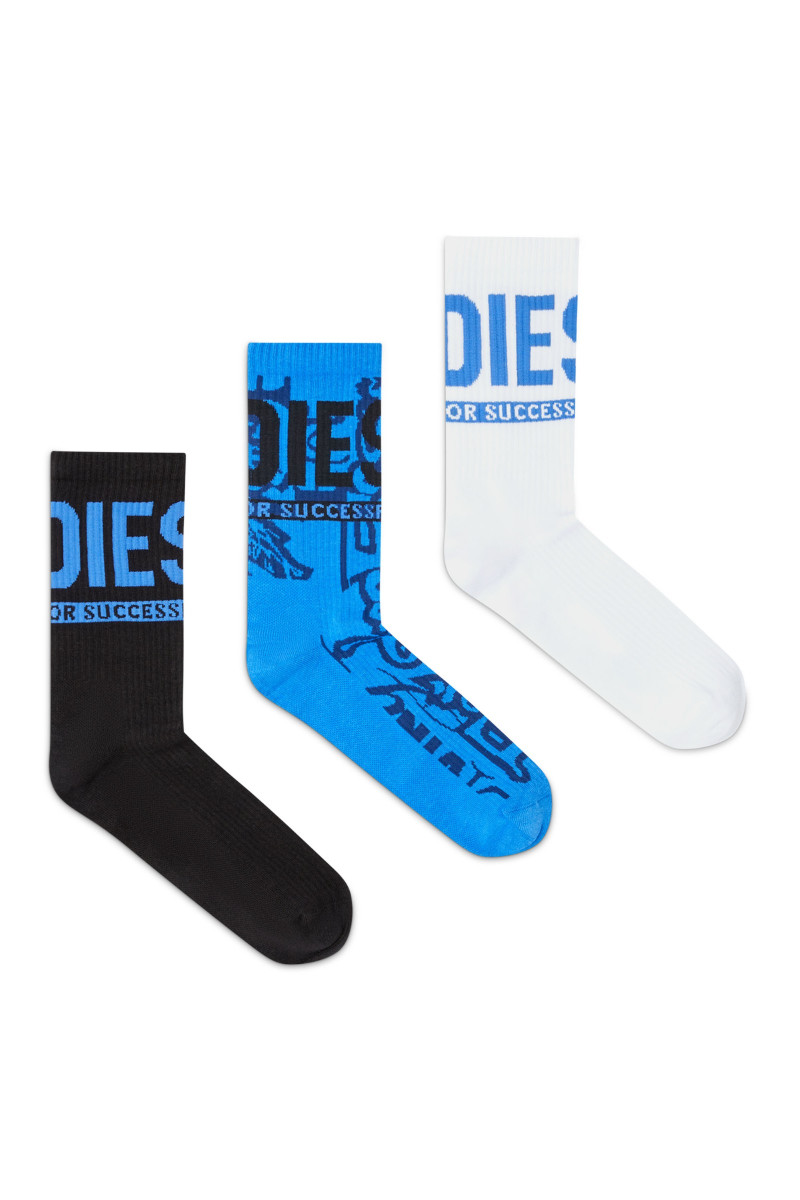 Ponožky Diesel Skm-Ray-3Pack Socks Multicolor