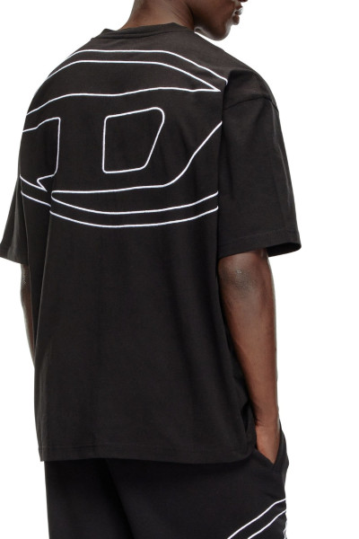 TRIČKO DIESEL T-BOGGY-MEGOVAL-D T-SHIRT - Fotografie č. 2