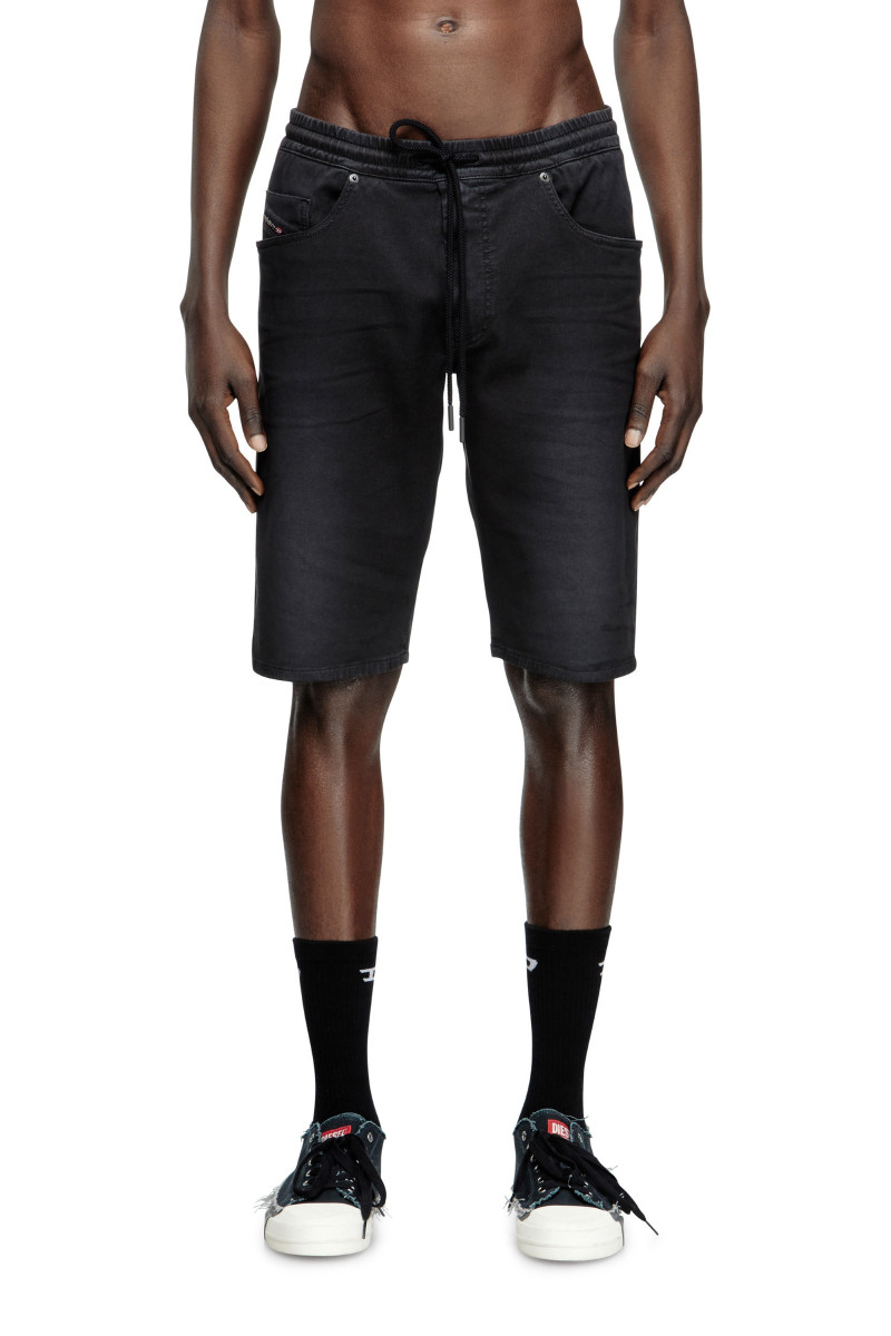 Šortky Diesel 2033 D-Krooley-Short Jogg Shorts Caviar
