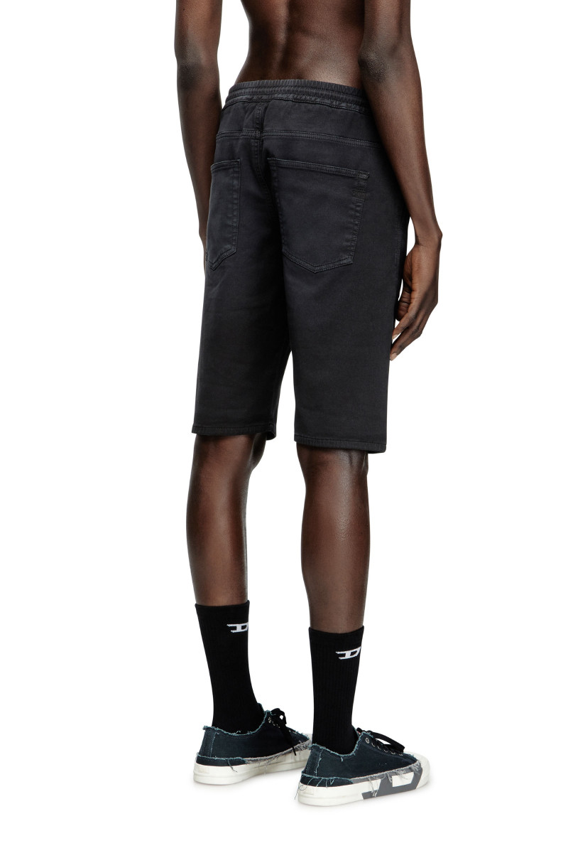 Šortky Diesel 2033 D-Krooley-Short Jogg Shorts Caviar