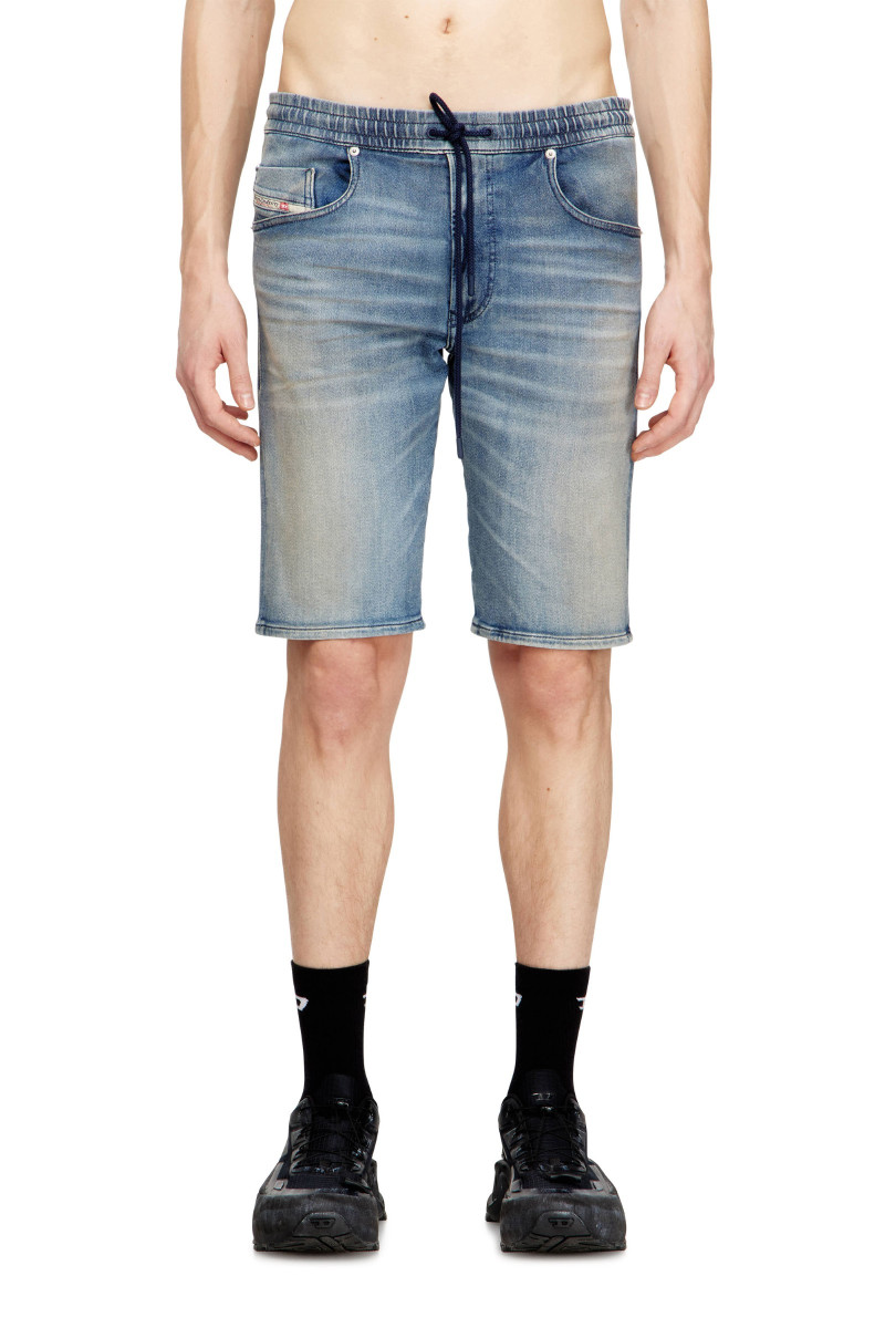 Šortky Diesel 2033 D-Krooley-Short Jogg Shorts Denim