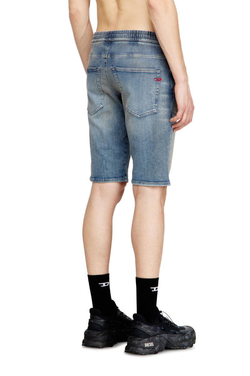 Šortky Diesel 2033 D-Krooley-Short Jogg Shorts Denim