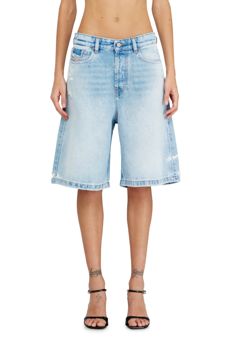Šortky Diesel De-Sire-Short Shorts Denim
