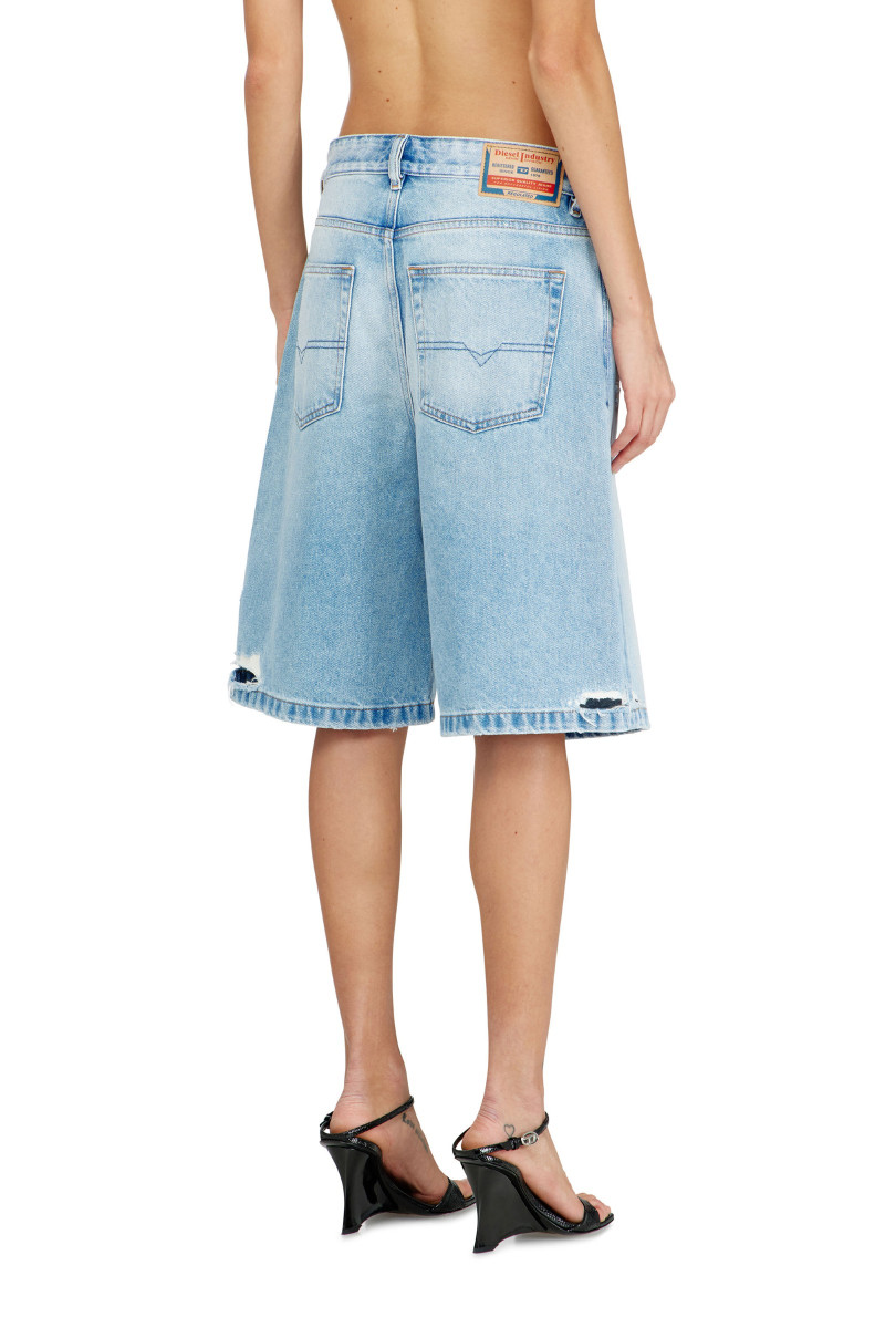 Šortky Diesel De-Sire-Short Shorts Denim