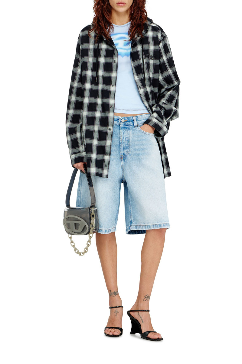 Šortky Diesel De-Sire-Short Shorts Denim