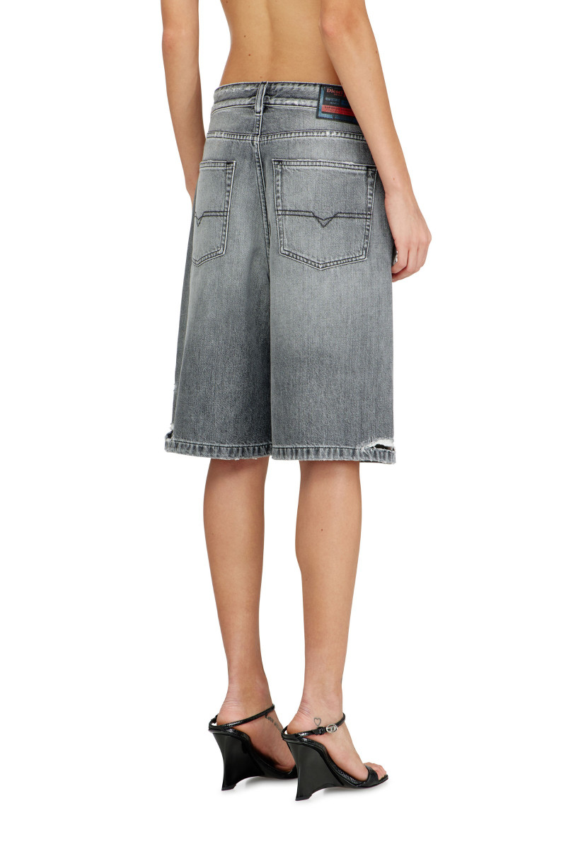 Šortky Diesel De-Sire-Short Shorts Black/Denim