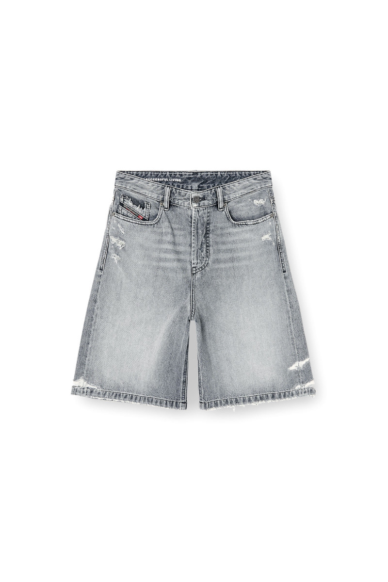 Šortky Diesel De-Sire-Short Shorts Black/Denim