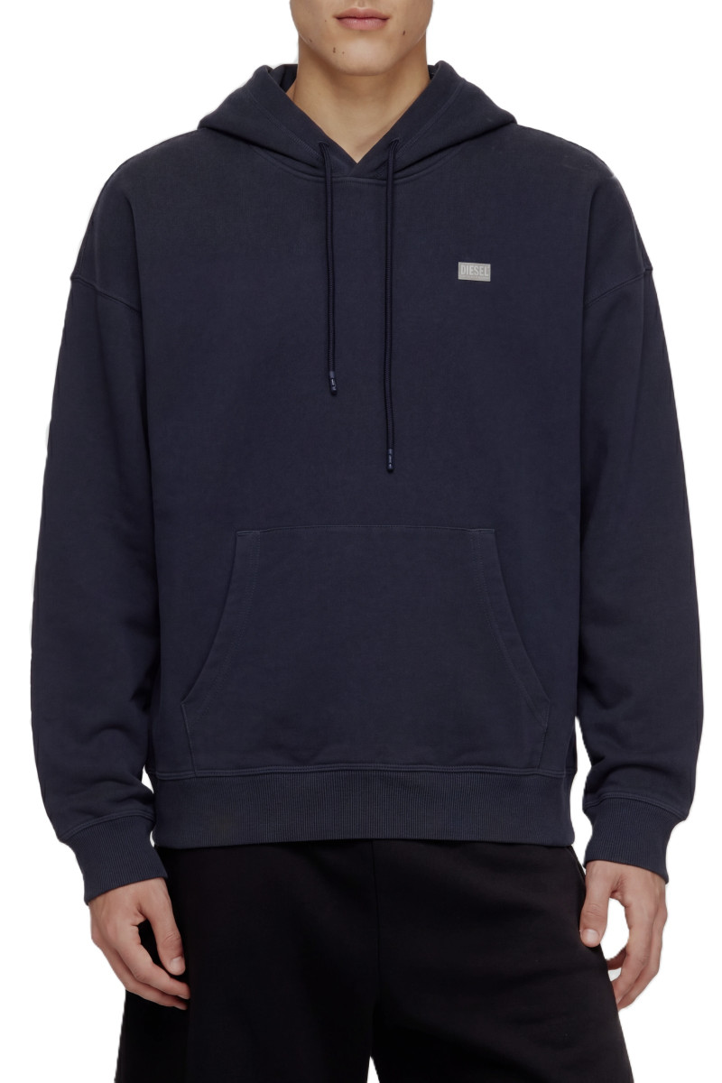 Mikina Diesel S-Rob-Hood-R1 Sweat-Shirt Total Eclipse