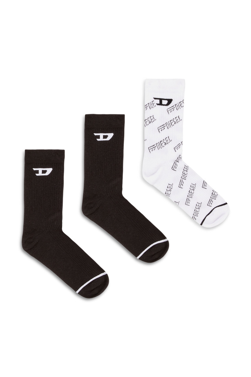 Zokni Diesel Skm-D-Tennis-Crew- Socks 3-Pack Multicolor