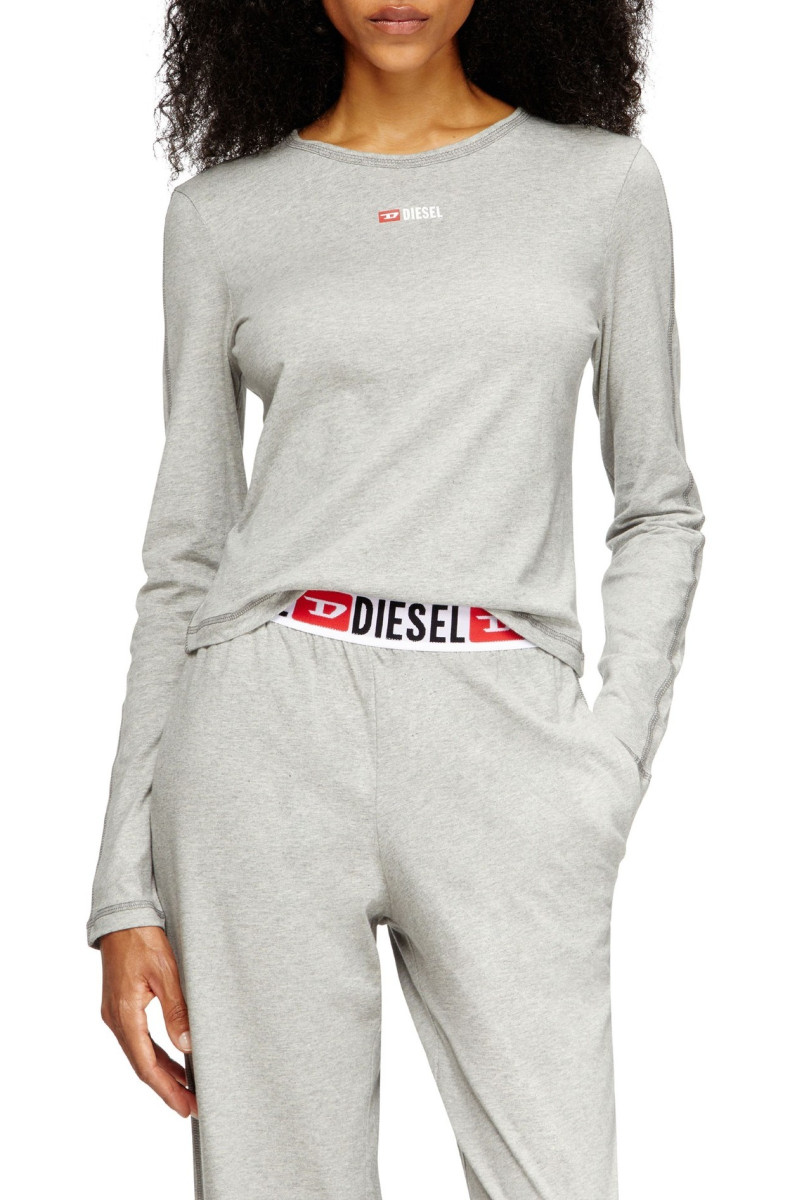 Pyžamo Diesel Set-Gilda-D-Core Pyjama Grey Melange (No Bros)