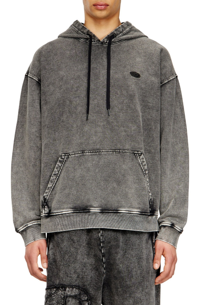Mikina Diesel S-Boxt-Hood-Den Sweat-Shirt Black