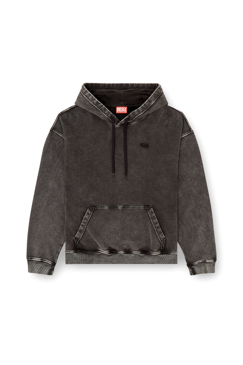 Mikina Diesel S-Boxt-Hood-Den Sweat-Shirt Black