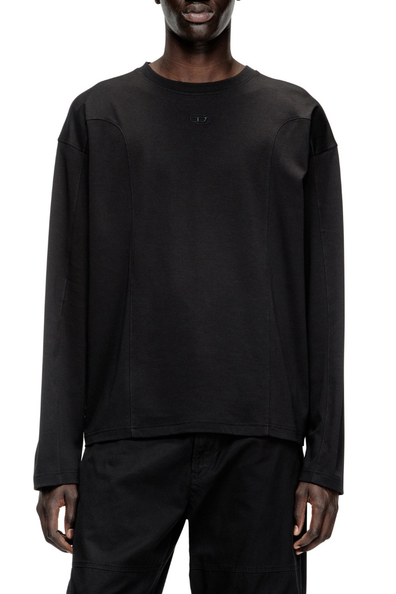 Tričko Diesel T-Boxt-Ls-Int T-Shirt Black