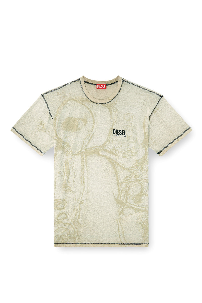 Tričko Diesel T-Norm-V15 T-Shirt Light Grey