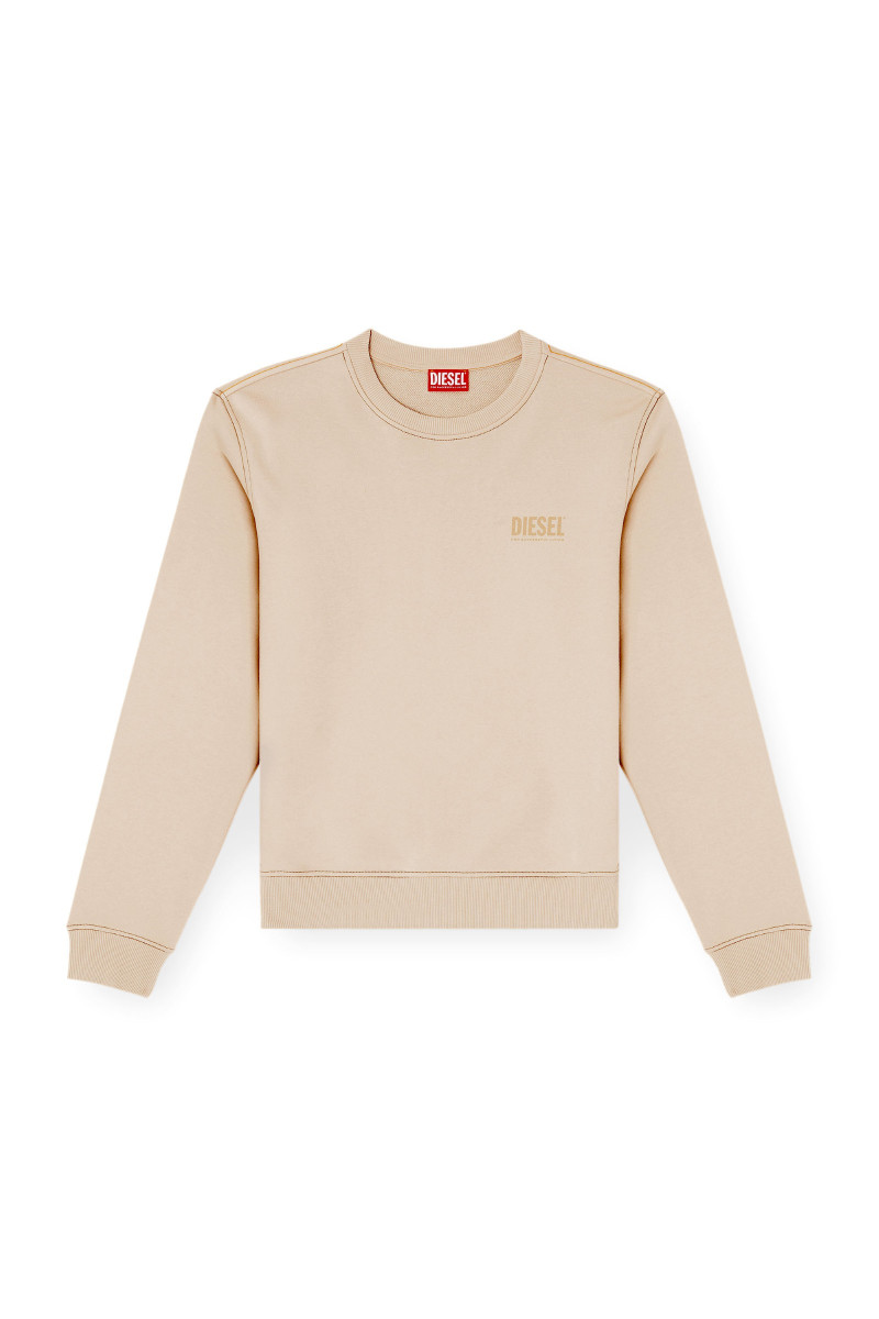 Mikina Diesel S-Ginn-V1 Sweat-Shirt Oxford Tan