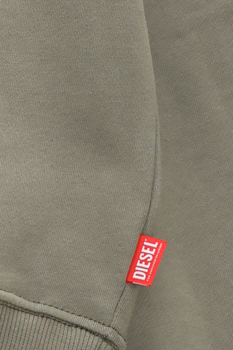 Mikina Diesel S-Ginn-V1 Sweat-Shirt Smokey Olive