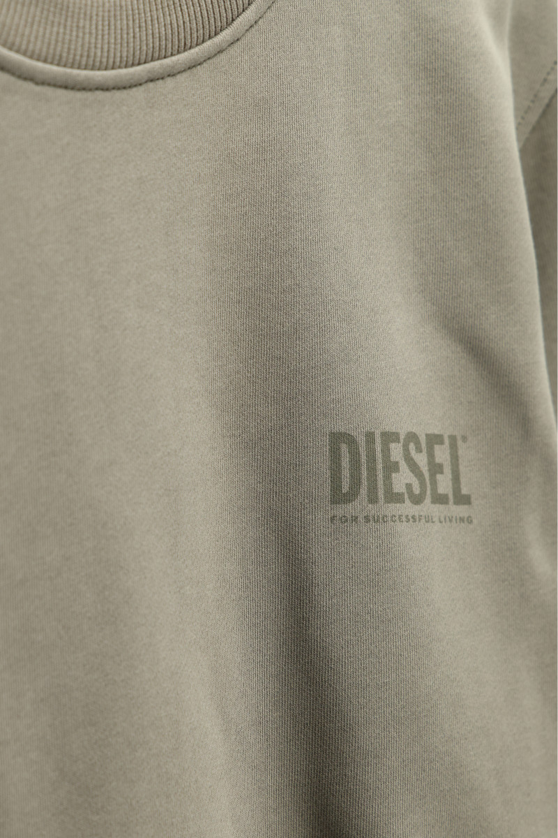 Mikina Diesel S-Ginn-V1 Sweat-Shirt Smokey Olive