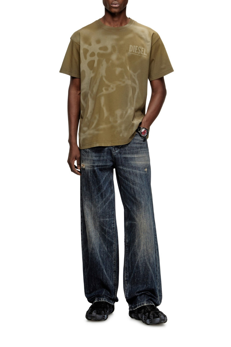 Tričko Diesel T-Norm-V7 T-Shirt Olive Night