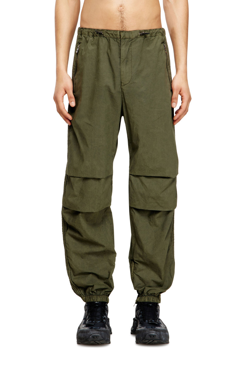 Nohavice Diesel P-Stitch Trousers Olive Night