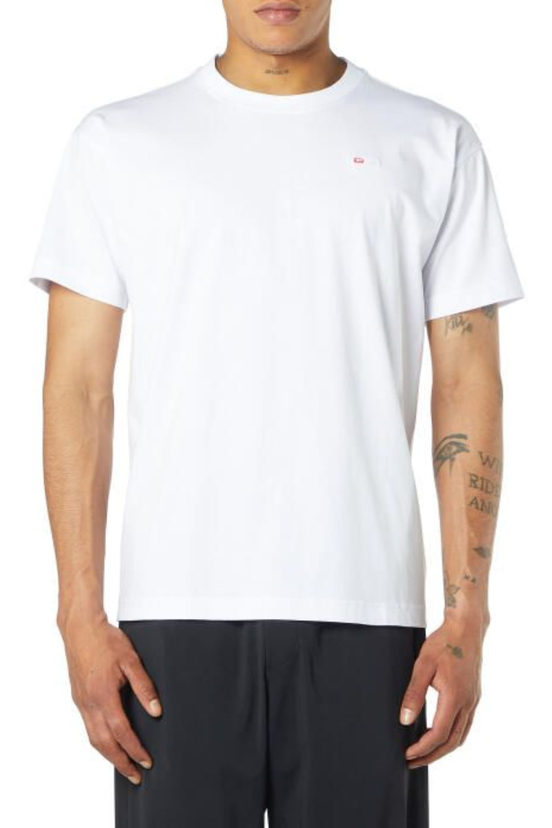 Tričko Diesel T-Norm-Microdiv T-Shirt Bright White