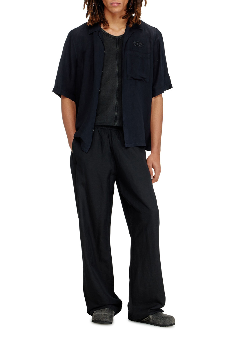 Košeľa Diesel S-Brack-Pgbs Shirt Caviar