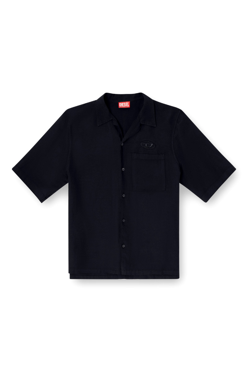 Košeľa Diesel S-Brack-Pgbs Shirt Caviar