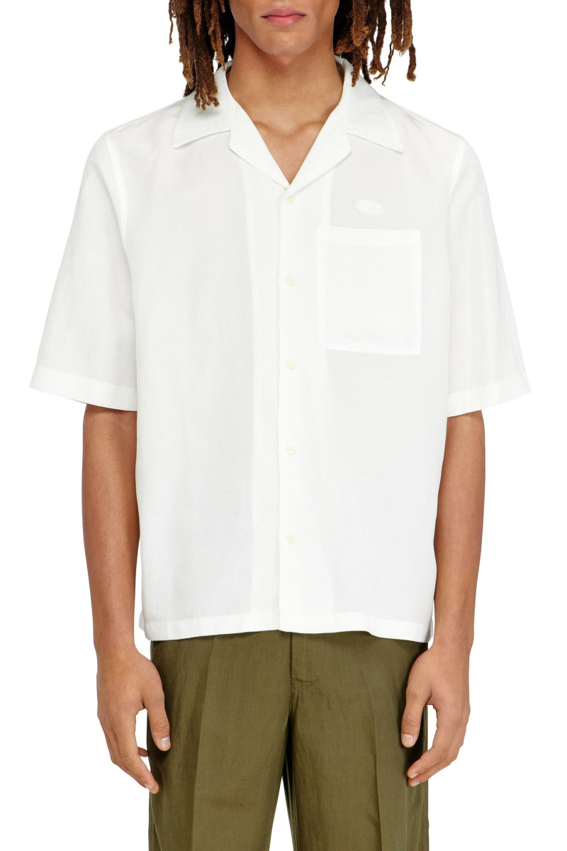 Košeľa Diesel S-Brack-Pgbs Shirt Vapourous Gray