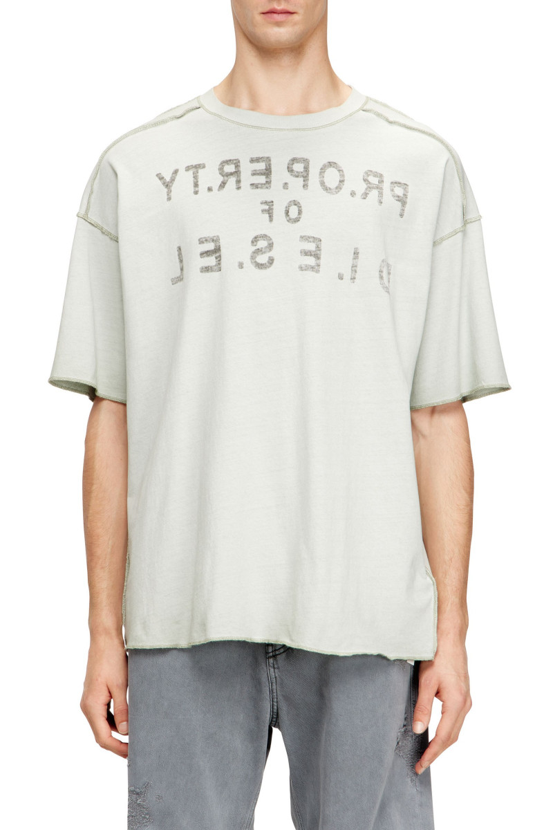 Póló Diesel T-Look T-Shirt Storm Grey