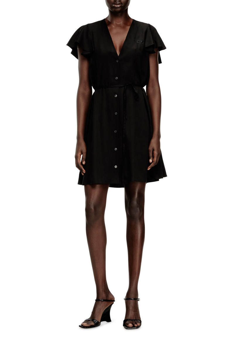 Levně Šaty diesel d-aikiri dress black
